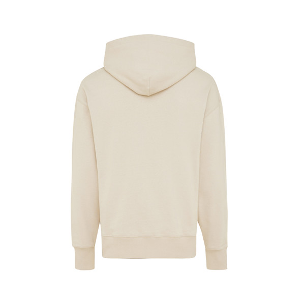 Mikina s kapucí Iqoniq Yoho relaxed fit z recykl. bavlny - Natural Raw / XXS