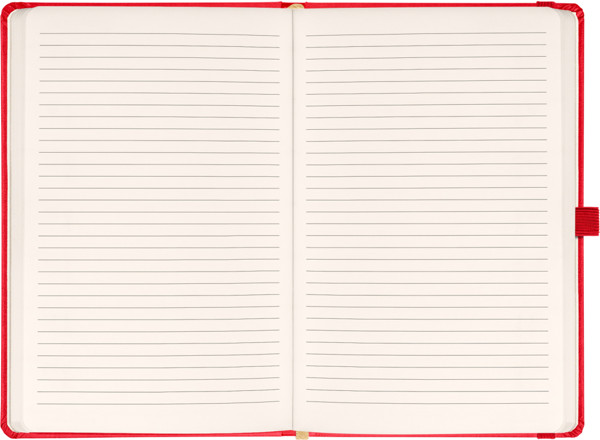 Notique Notes Aprint, Červený, Linkovaný, 15 x 21 cm