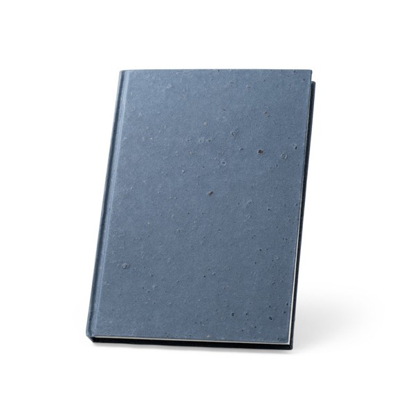 COFFEEPAD RIGID. Bloco de notas A5 com capa rígida fabricada a partir de restos de cascas de café (65%)