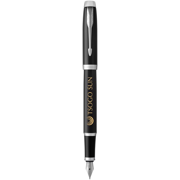 Stylo plume IM Parker (encre bleue) - Noir / Chrome