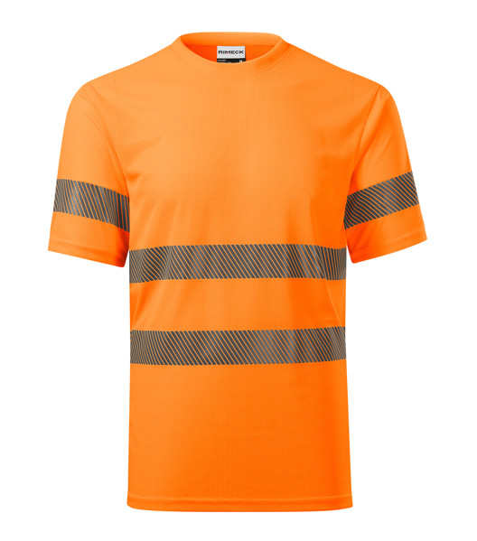 Tričko Unisex Rimeck® Hv Dry - Fluorescenční Oranžová / 3XL