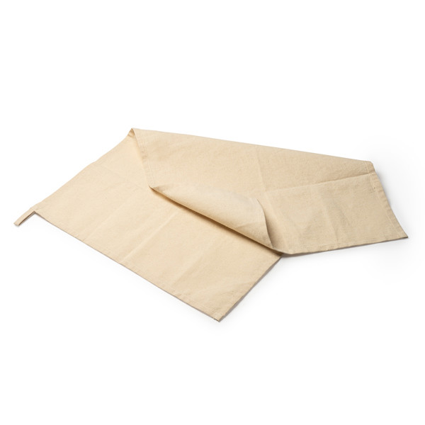Paño de cocina personalizado de algodón Fairtrade 180 g/m² con cinta para colgar