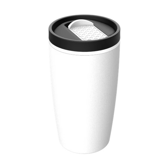 Thermo mug RETUMBLER-METZ, White - White