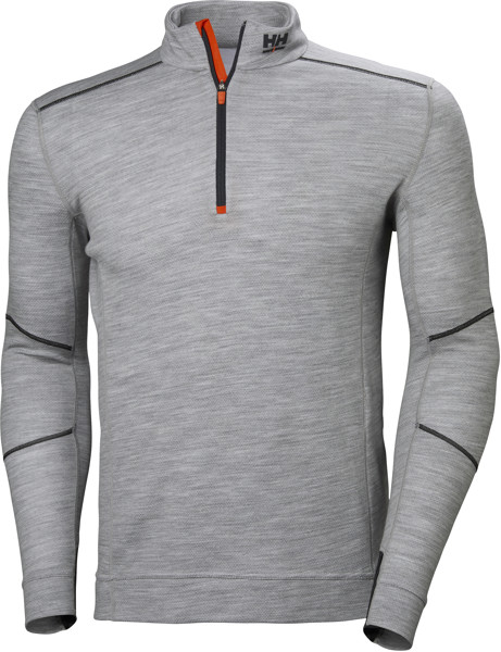 Functional shirt 1/4 zip "LIFA Merino" Helly Hansen | Lifa 75107 - Grey Melange / XS