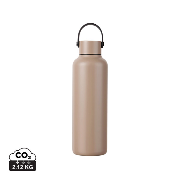 VINGA Baltimore RCS recycled SS fles 600 ML - Greige
