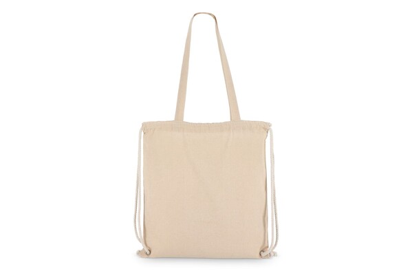 Baumwoll-Tragetasche mit Kordelzug OEKO-TEX® 38 x 42cm 140g/m²