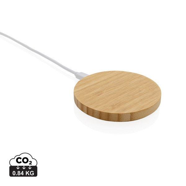 Bamboo 15W wireless charger