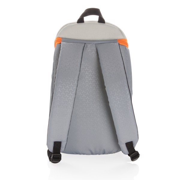 Hiking cooler backpack 10L - Grey / Orange