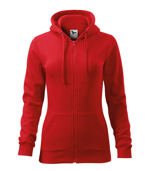 Mikina Dámská Malfini® Trendy Zipper - Červená / L