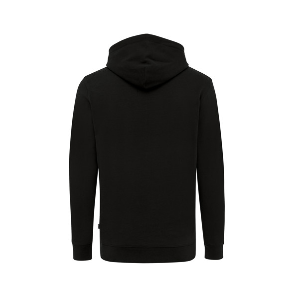 Sweat à capuche en coton recyclé Iqoniq Jasper - Noir / XXL