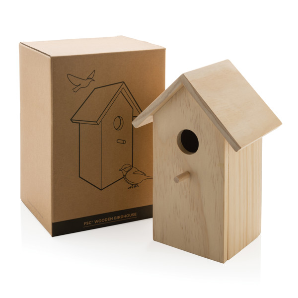 Maison pour oiseaux en bois