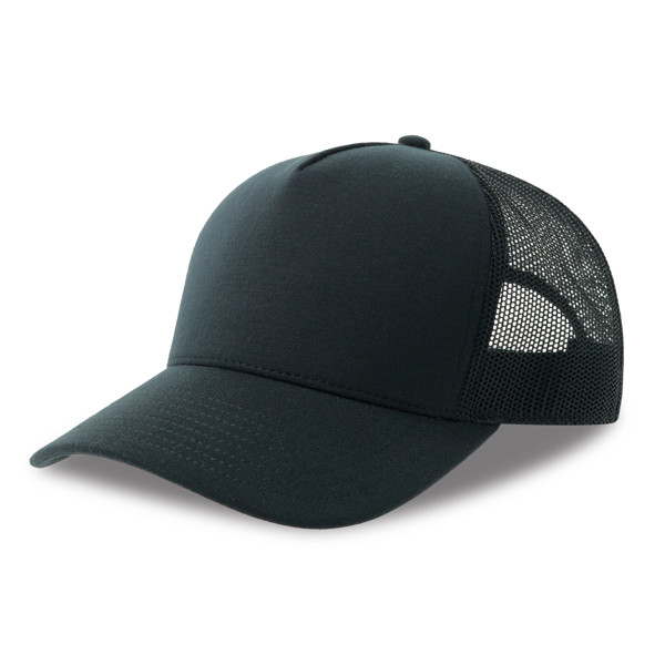 Boné Rapper Jersey-S, 100% Poliéster - Azul Marinho