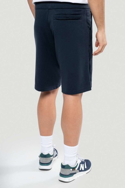 Unisex French Terry Bermuda Shorts - Black / S