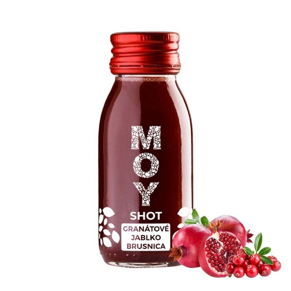 MOY SHOT GRANATOVÉ JABLKO + BRUSNICA 60ml