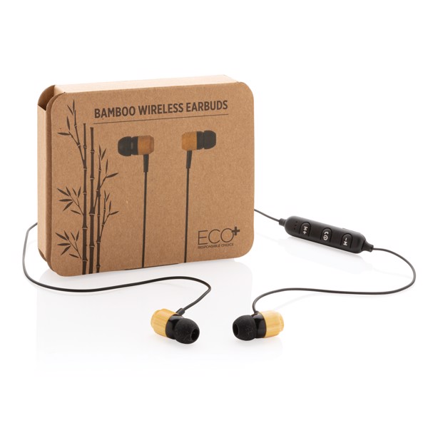 XD - Bamboo wireless earbuds