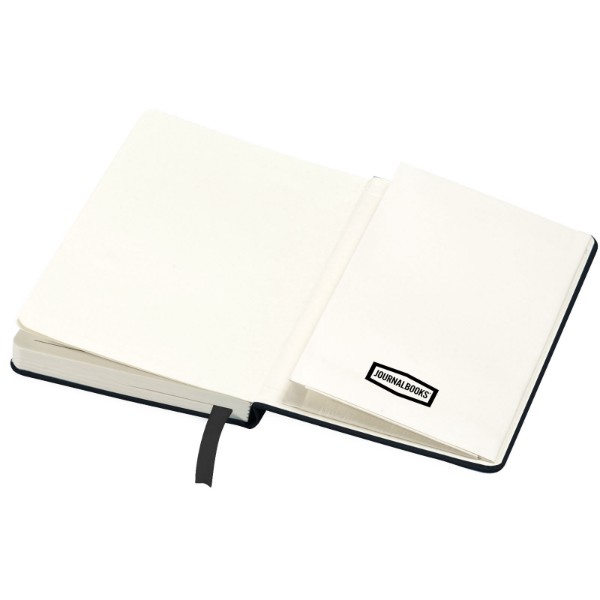 Classic A6 hardcover lommenotesbog - Ensfarvet Sort