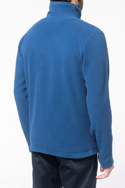 Veste Polaire À Fermeture Éclair Longue KA911 - Bleu / XL
