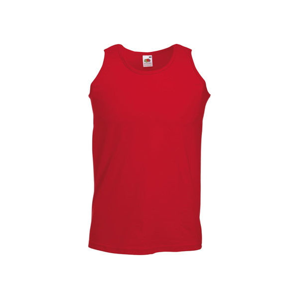 T-Shirt Valueweight Athletic Vest 165G - 100% Algodão - Vermelho / M