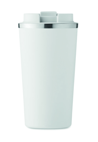 Caneca dupla 510 ml Brace + - Branco