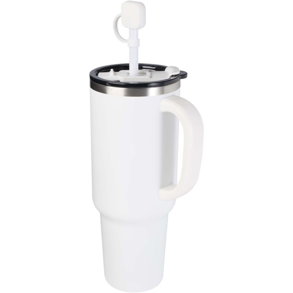 Sip silicone straw cover - White