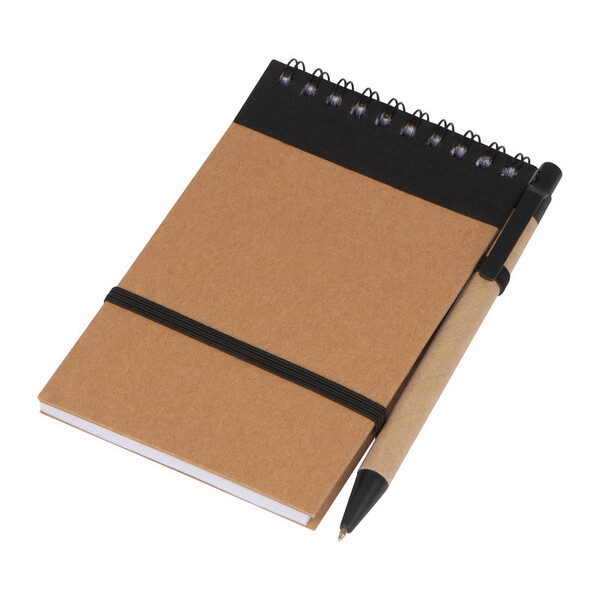 To do pad with pen - Black