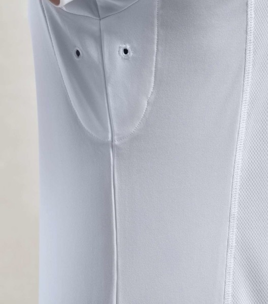 Coolchecker® Chef’S majica kratkih rukava (mrežasta leđa) - Bijela / 4XL