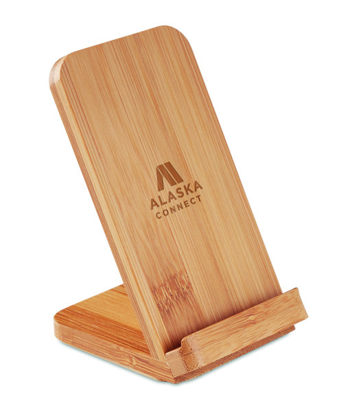 Smartphone Halter Ladestation Wirestand - Holz