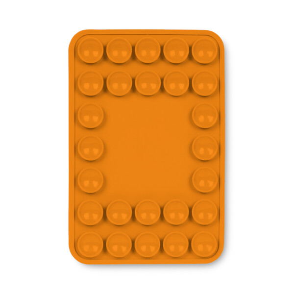 Selfie suction magnetic phone case - Warm Orange