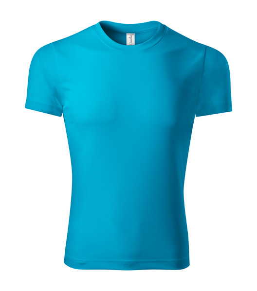 Tričko Unisex Piccolio® Pixel - Tyrkysová / L