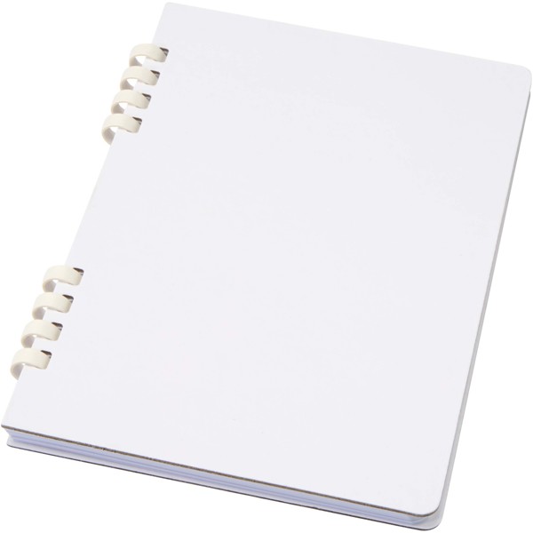 Fil A5 hardcover RCS gerecycleerd spiraalnotitieboek - Wit