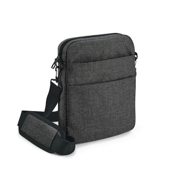 GRAPHS CROSS. 600D shoulder bag - Dark Grey