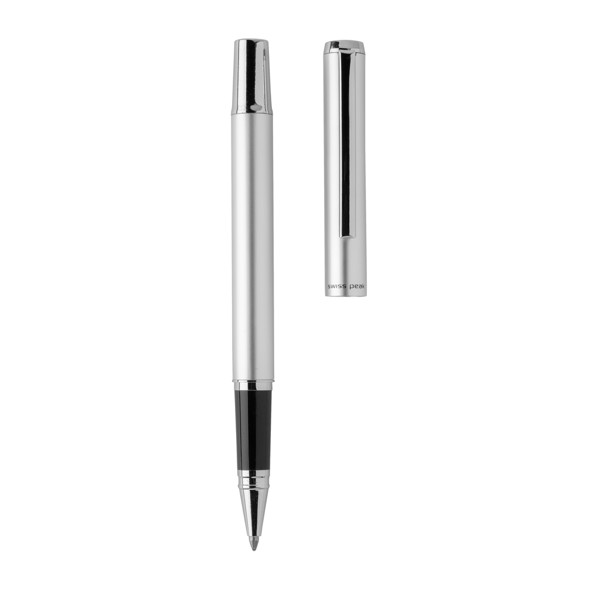 Swiss Peak Cedar RCS certified recycled aluminum pen set - Silver