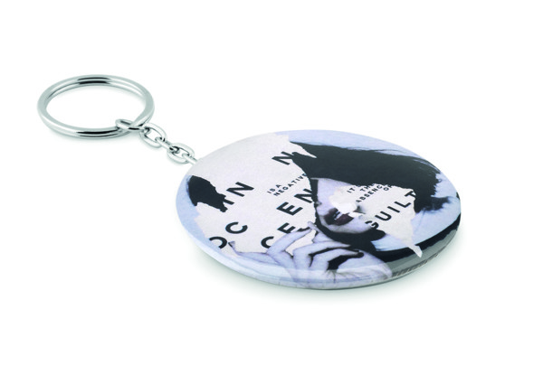 Key ring with bottle opener Pin Flask
