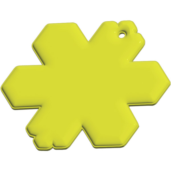 Pendente refletor de TPU de floco de neve RFX™ - Amarelo neón