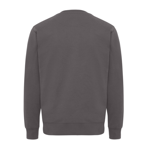 Mikina Iqoniq Kruger relaxed fit z recykl. bavlny - Antracitová / XXL