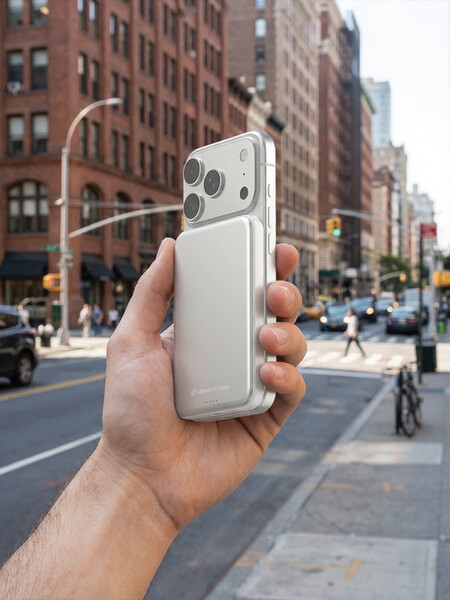 Powerbank 5000mAh Qi2.2 25W Urban Vitamin Pomona - Argent