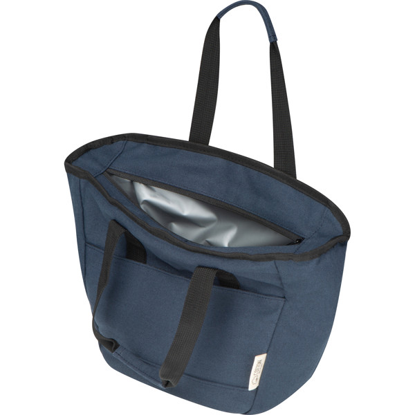 Cooler bag made from recycled cotton JAGODA - Darkblue