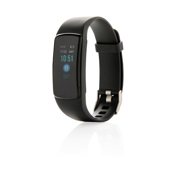 Stay Fit with heart rate monitor - Black