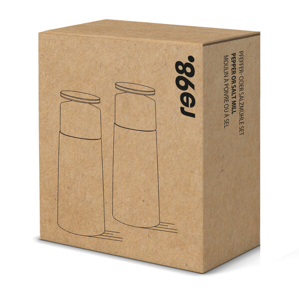 Pepper or Salt Mill MILLMASTER DUO - brown