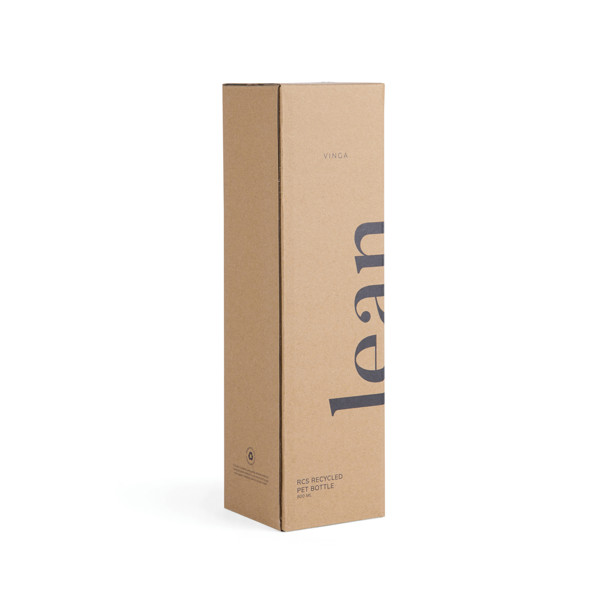 VINGA Lean RCS RPET waterbottle 800 ML - Anthracite