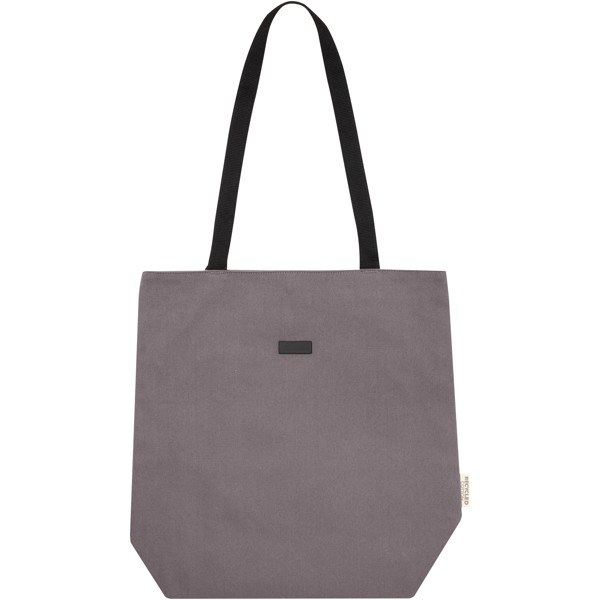Joey vielseitige Tragetasche aus GRS recyceltem Canvas 14 L - grau