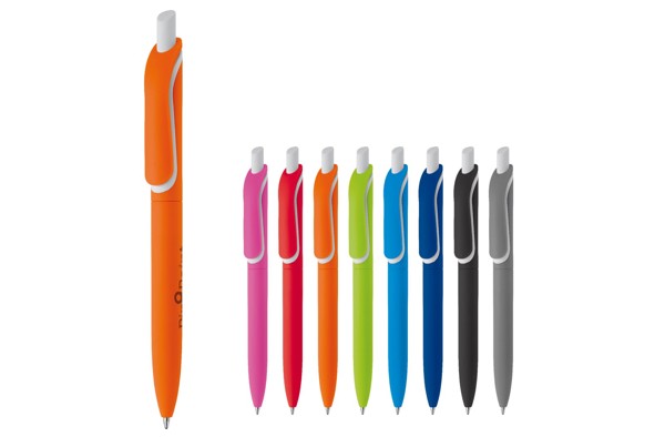 Ball pen ClickShadow soft touch R-ABS - Grey