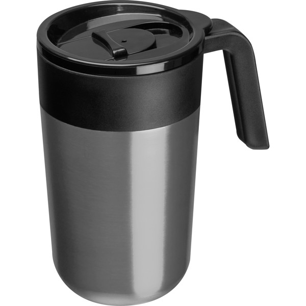 Drinking cup 400 ml  LISA - Silvergrey