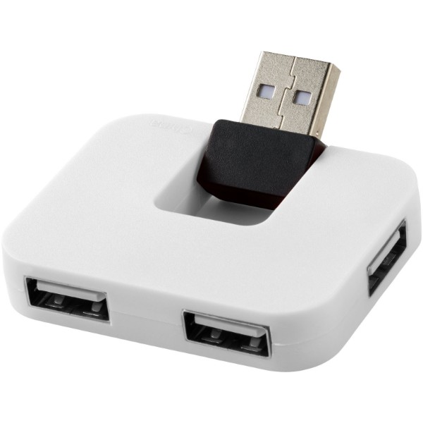 Hub USB de 4 puertos "Gaia" - Blanco