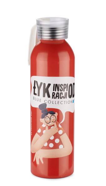 Aluminum bottle ALLUMI 650 ml - red