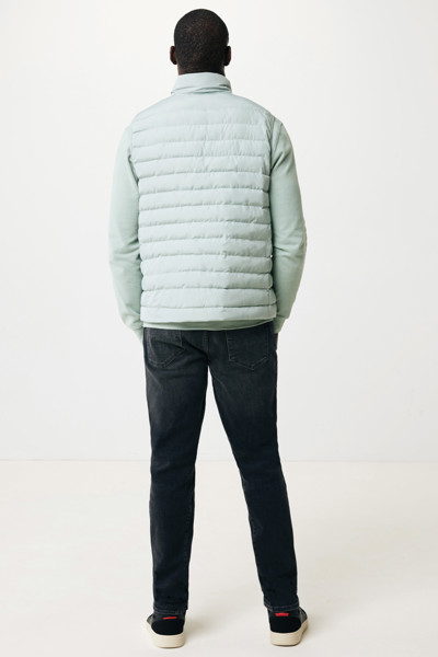 Pánská vesta IQONIQ Meru z recykl. polyesteru - Iceberg Green / M
