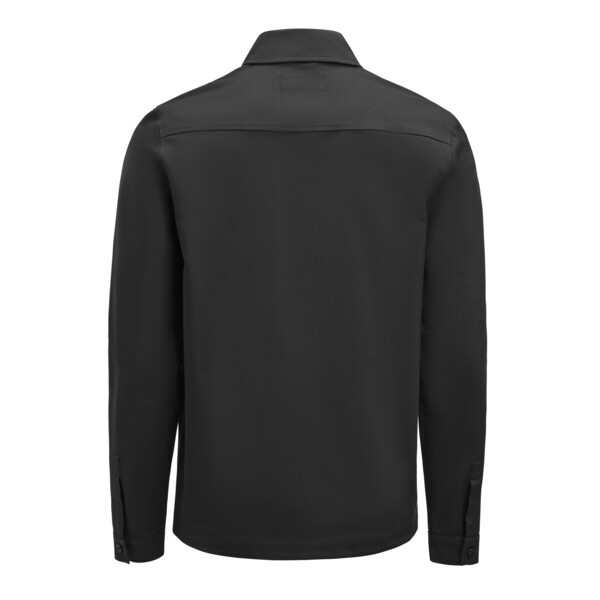 Modern Zip Overshirt Black XS