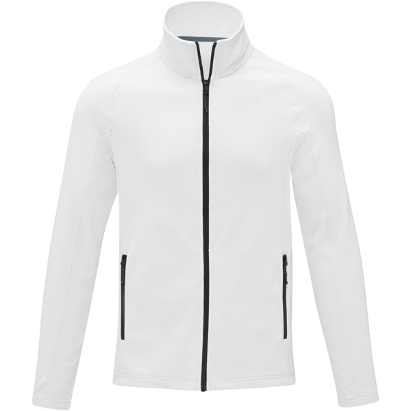 Zelus men's fleece jacket - White / 3XL