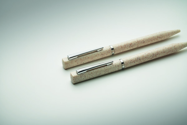 Conjunto de canetas na caixa Peat