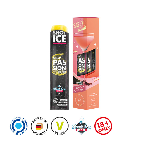 Big Box, Shot Ice 3Er, Weiß / Black Cassis Lime Mit Wodka, Alkohol 10,5% Vol, 3 X 40 Ml